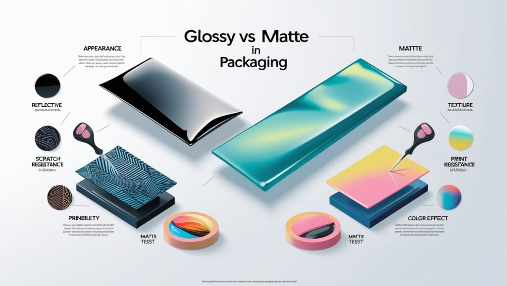 What Is the Difference Between Glossy and Matte Finish in Packaging? 3 Side-by-Side Comparison